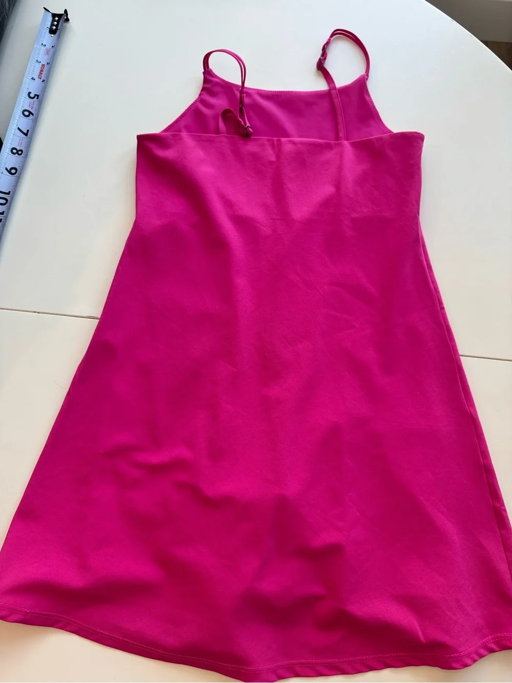 abercrombie kids Bright Fuchsia dress with built in shorts